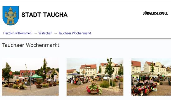 Wochenmarkt Taucha Taucha