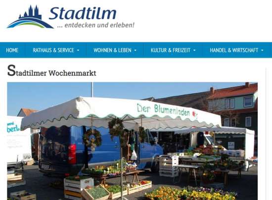 Wochenmarkt Stadtilm Stadtilm