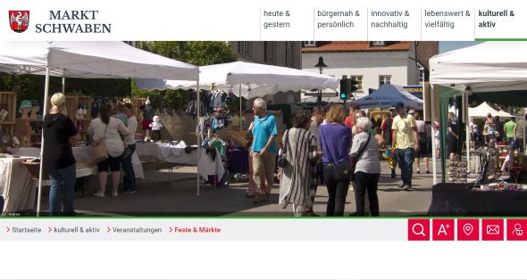 Grüner Markt in Markt Schwaben Markt Schwaben