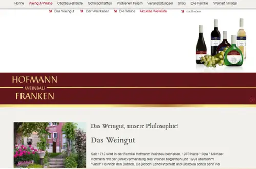 Weinbau Hofmann  Wiesenbronn