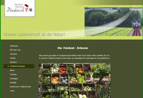 Gemüse-Garten-Diedrich / Diedrich's Feinkost-Scheune Duderstadt OT Westerode