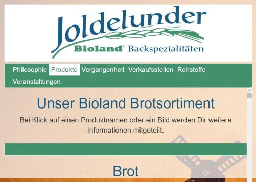 Bioland-Bäckerei Lorenzen Joldelund