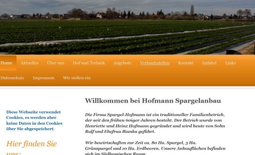 Hofmann Spargelanbau Pfungstadt-Eschollbrücken