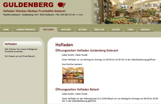 Hofladen Guldenberg Bülach