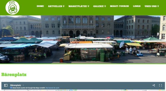 Berner Wochenmarkt - Bärner Märit Bärenplatz Bern