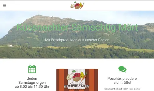 Küssnachter Samschtig Märt - Wochenmarkt Küssnacht Küssnacht am Rigi