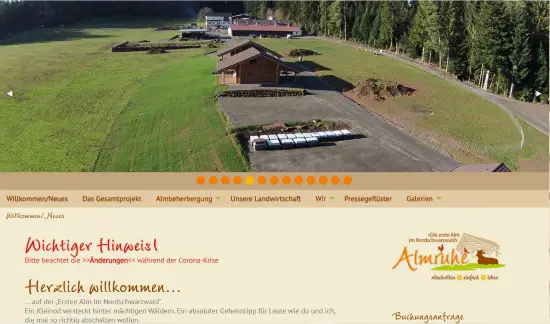 Almruhe Ziegelackerhof und Almbeherbergung 72293 Glatten-Neuneck