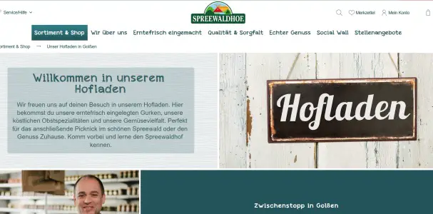 Hofladen der Spreewaldkonserve Golßen GmbH Golßen