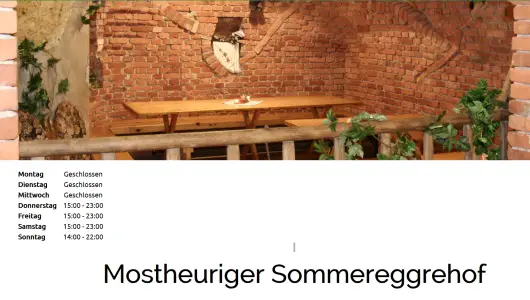 Mostheuriger Prigl „Sommereggerhof“ Euratsfeld