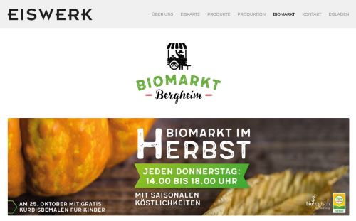 Bio-Markt Bergheim bei Salzburg -beim Eiswerk Bergheim