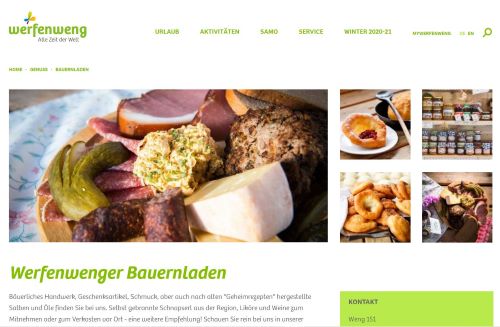 Werfenwenger Bauernladen Werfenweng