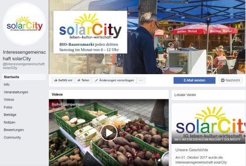 Bio-Bauernmarkt solarCity in Linz Linz