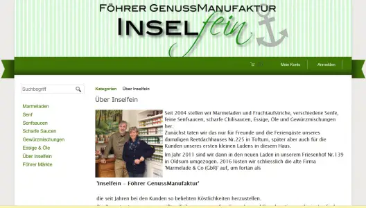 Inselfein - Föhrer GenussManufaktur Oldsum