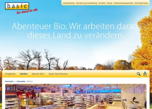 basic Bio-Supermarkt Hamburg im Alstertal-Einkaufszentrum Hamburg - Poppenbüttel