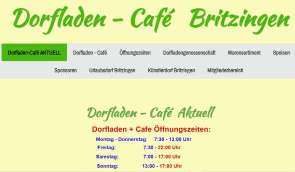 Dorfladen und Café Britzingen Müllheim - Britzingen