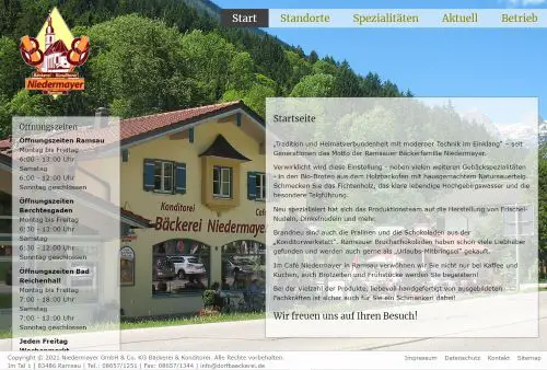 Dorfbäckerei Niedermayer Ramsau bei Berchtesgaden