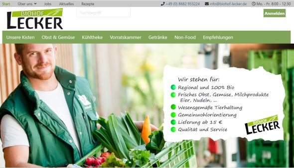 Biohof Lecker - Biolieferservice Laufen-Niederheining