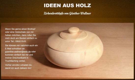 Wallner - Ideen aus Holz Seeon - Seebruck - Truchtlaching
