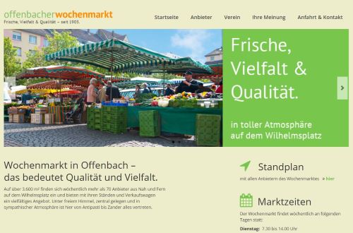 Offenbacher Wochenmarkt Offenbach am Main