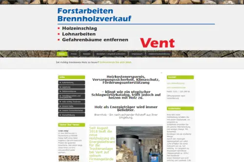 Forstarbeiten Brennholzverkauf Vent Schömberg - Langenbrand
