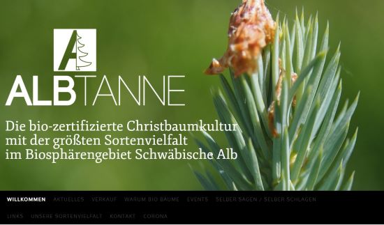 ALBTANNE Bio-Christbäume in Bad Urach Bad Urach