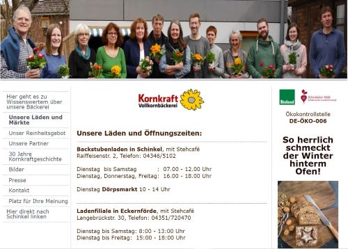 KornKraft Vollkornbäckerei in Eckernförde Eckernförde