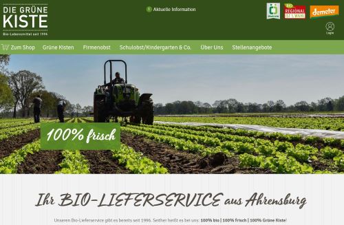 Die grüne Kiste - Bio-Lieferservice aus Ahrensburg Ahrensburg