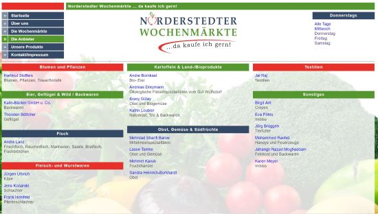 Wochenmarkt Norderstedt-Mitte Norderstedt - Mitte