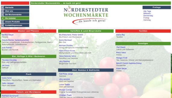 Norderstedter Wochenmarkt in Garstedt Norderstedt - Garstedt