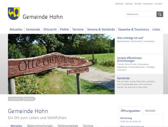Wochenmarkt Hohn Hohn