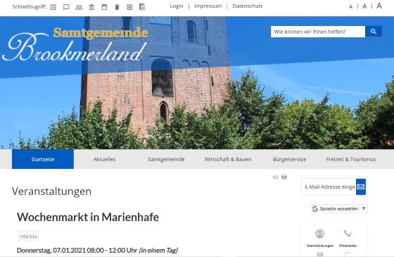 Wochenmarkt Marienhafe Marienhafe