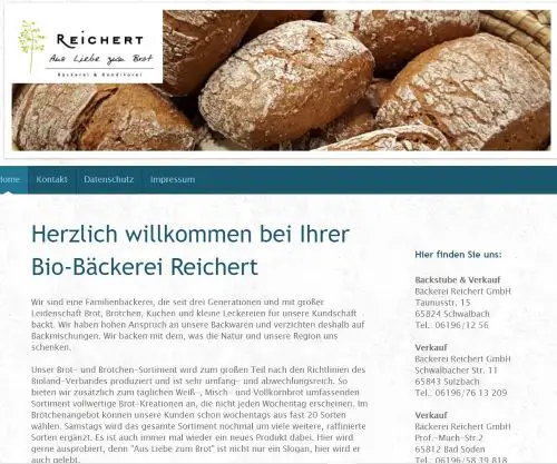 Bio-Bäckerei Reichert in Sulzbach Sulzbach (Taunus)