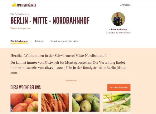 Marktschwämer Berlin-Mitte Nordbahnhof Berlin-Mitte