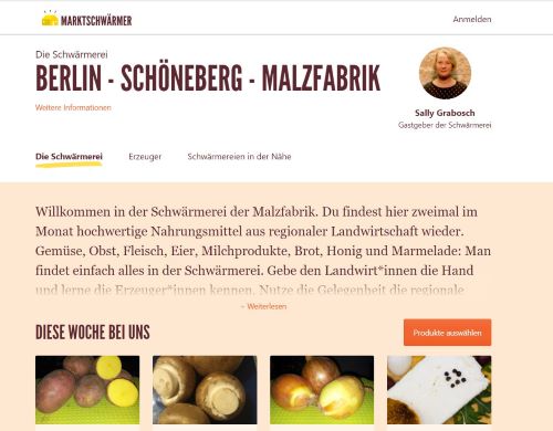 Marktschwärmerei Berlin-Schöneberg Malzfabrik Berlin-Schöneberg