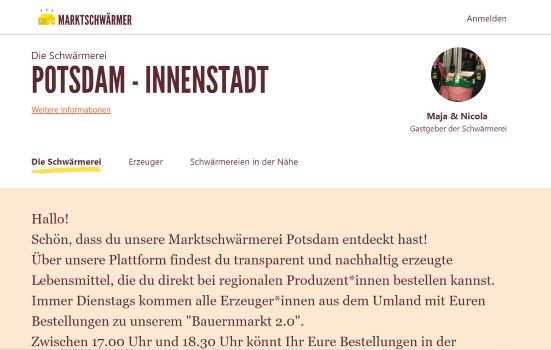 Marktschwärmerei Potsdam - Innenstadt Potsdam-Innenstadt