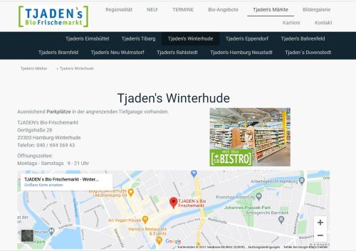 TJADEN`s Bio Frischemarkt Winterhude Hamburg-Winterhude