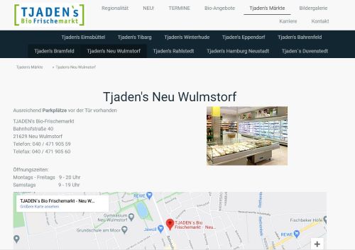 TJADEN`s Bio Frischemarkt Neu Wulmstorf Neu Wulmstorf