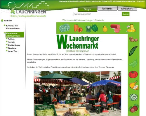 Wochenmarkt Unterlauchringen Lauchringen-Unterlauchringen