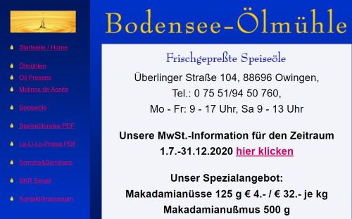 Bodensee-Ölmühle Owingen