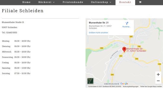 Bäckerei Jenniches - Filiale Schleiden Schleiden