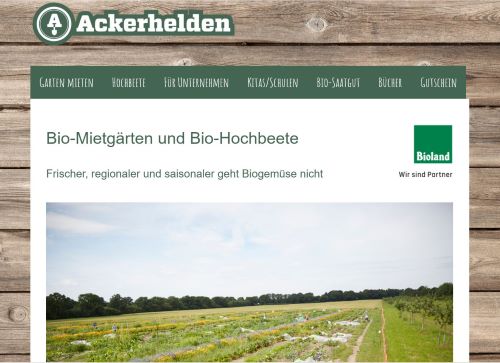 Ackerhelden - Gemüsegarten mieten Essen-Bergerhausen