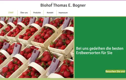 Bioerdbeeren Bogner - Biohof Thomas Bogner Forchtenstein