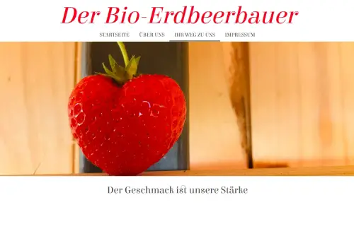 Der Bio-Erdbeerbauer Wiesent