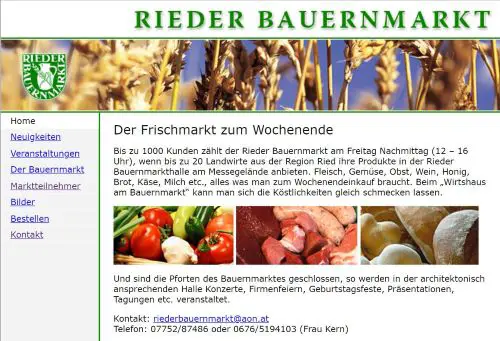 Rieder Bauernmarkt (Innkreis) Ried im Innkreis