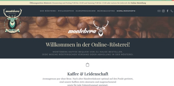 montebera Kaffeerösterei Prien a. Chiemsee