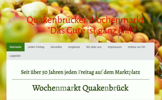 Wochenmarkt Quakenbrück Quakenbrück