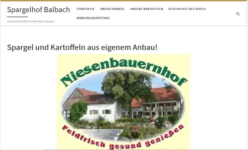 Spargelhof Balbach-Heilmann - Niesenbauernhof Hausen