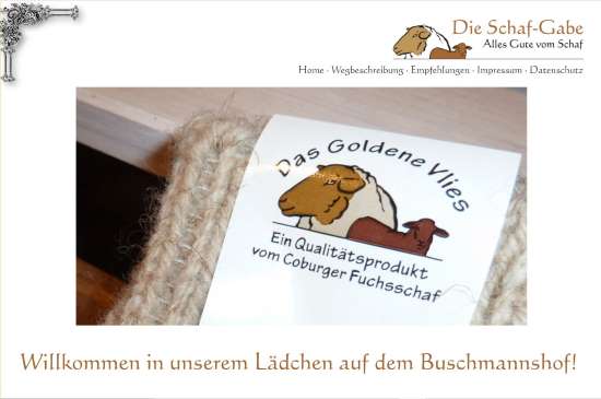 Schafgabe - Lädchen auf dem Buschmannshof Neukirchen-Vluyn
