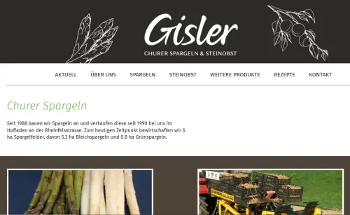 Gisler - Churer Spargeln & Steinobst Chur