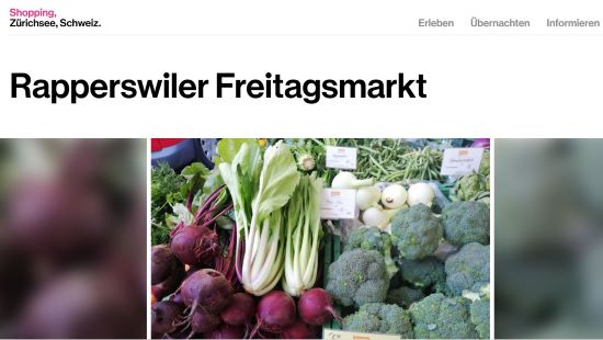 Freitagsmarkt Rapperswil Rapperswil-Jona